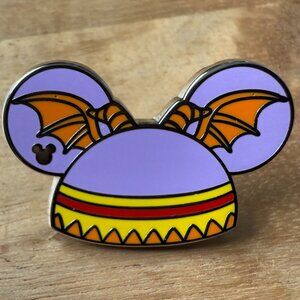 Limited Edition Hidden Mickey Disney 2024 Chaser Pin - Figment Ear Hat